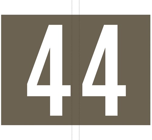 TAB CODE ROUL 500 X 4 GRIS