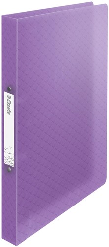 Esselte Colour'Breeze ringmap, 2 ringen, PP, ft A4, met soepele kaft, lavendel