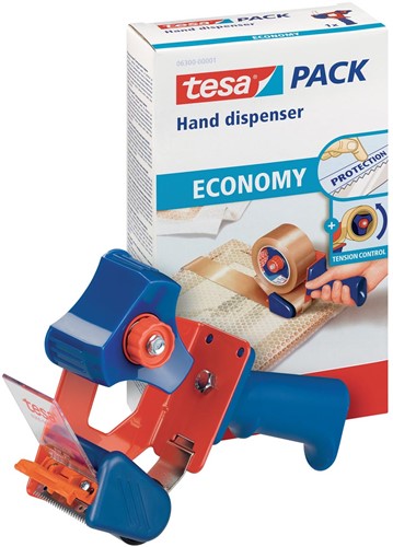 Tesa afroller Economy, voor verpakkingsplakband van maximum 50 mm