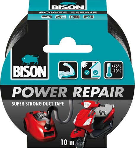 Bison ruban adhésif Power Repair, ft 48 mm x 10 m, noir