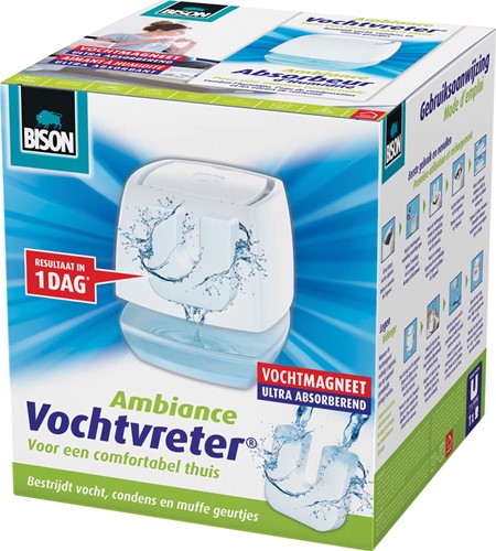 Bison absorbeur d'humidité rechargeable Ambiance, pour des recharges de 450 g