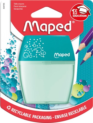 Maped taille-crayons Shaker, 2 trous, sous blister