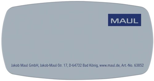 MAUL Brosse d´effaçage Cleany feutre, magnétique, 11,5x6cm, blister 1 gris
