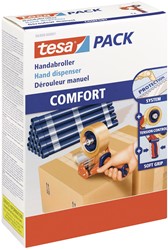 Tesa dérouleur pour ruban adhésif d'emballage Pack 6400 Comfort 1 Stuk