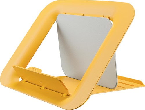 Leitz Ergo Cosy laptopstandaard, 80 % gerecycleerd kunststof, geel 1 Stuk