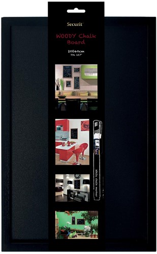 Securit ardoise Woody ft 60 x 40 cm, noir 1 Stuk