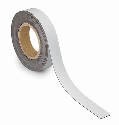 Maul Bande de marquage magnétique 10mtx30mm, blanc 1 Stuk