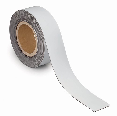 Maul Bande de marquage magnétique 10mtx50mm, blanc 1 Stuk