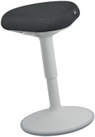 Leitz Ergo actieve Zitkruk met comfortzitting, lichtgrijs-2