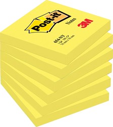 Post-it Notes, 100 feuilles, ft 76 x 76 mm, jaune néon 100 Vel