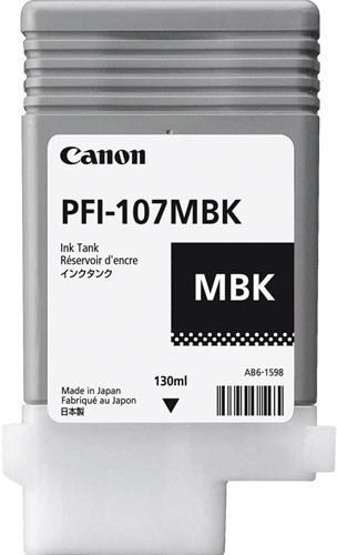 Canon inktcartridge PFI-107, 130 ml, OEM 6704B001, mat zwart 1 Stuk