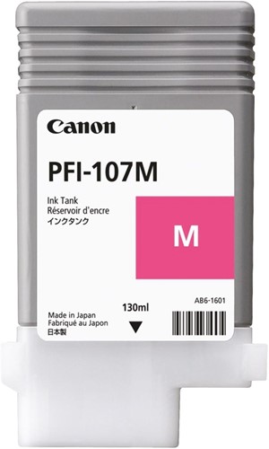 Canon inktcartridge PFI-107, 130 ml, OEM 6707B001, magenta 1 Stuk