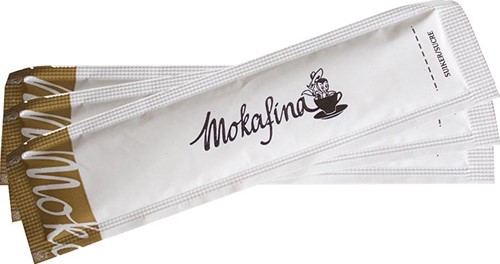 Mokafina sachets de bâtons de sucre 3 g, boîte de 1000 pièces