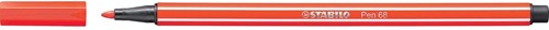 STABILO Pen 68 feutre, rouge 1 Stuk