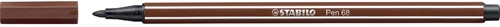 STABILO Pen 68 feutre, brun 1 Stuk