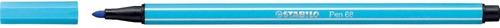 STABILO Pen 68 feutre, bleu azur 1 Stuk