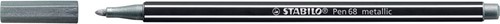 STABILO Pen 68 metallic feutre, argent