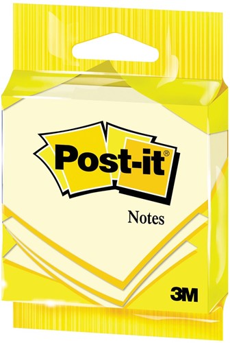 Post-it Notes, 100 feuilles, ft 76 x 76 mm, jaune, sous blister