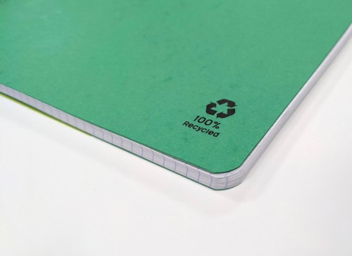 Clairefontaine FOREVER cahier spirale, recyclé, A4, 90g, 120 pages, ligné, couleurs assorties
