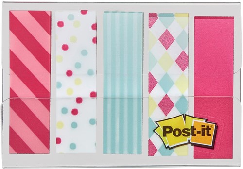 Post-it Index, Candy Collection, ft 11,9 mm x 43,2mm, 5 x 20 stuks