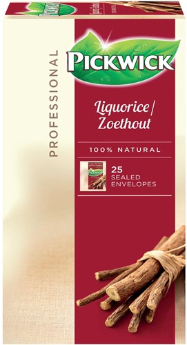 Pickwick thé, réglisse, paquet de 25 sachets 25 Stuk