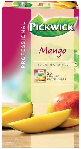 Pickwick thé, mangue, paquet de 25 sachets 25 Stuk