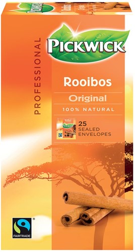 Pickwick thé, rooibos, du commerce équitable, paquet de 25 sachets 25 Stuk