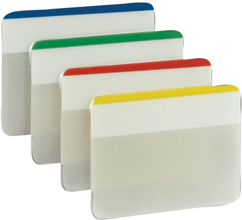 Post-it Index Strong, ft 50,8 x 38 mm, set de 24 cavaliers, 4 couleurs, 6 cavaliers par couleur 24 Stuk