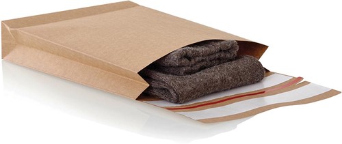 e-Green pochette à fond plat, ft 350 x 250 x 50 + 96 mm, boîte de 250 pièces