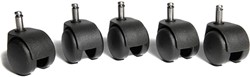 Topstar wielen voor tapijt, diameter 50 mm, pak van 5 stuks