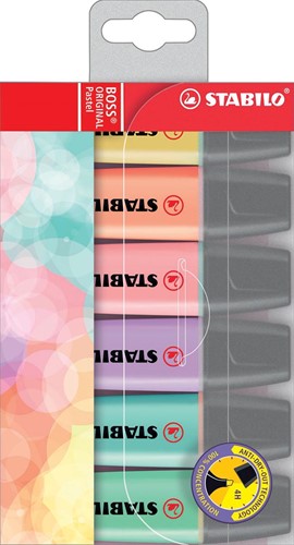 STABILO BOSS ORIGINAL Pastel surligneur, étui de 6 pièces en couleurs assorties 6 Stuk