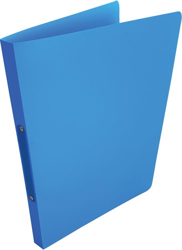 Alpha classeur à anneaux, pour ft A4, en PP, 2 anneaux de 16 mm, bleu