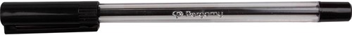Pergamy stylo bille, pointe moyenne, noir