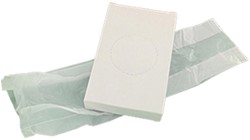 Sachets hygiéniques LDPE, blanc, 46 x 25 pièces