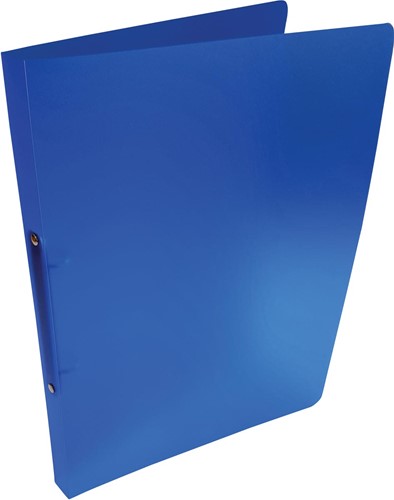 Alpha classeur à anneaux, pour ft A4, en PP, 2 anneaux de 16 mm, bleu tranparent