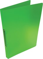 Alpha classeur à anneaux, pour ft A4, en PP, 2 anneaux de 16 mm, vert tranparent