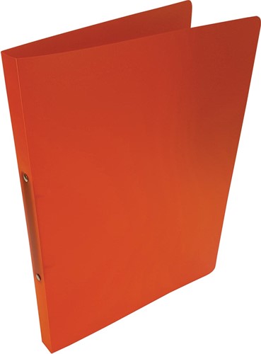 Alpha classeur à anneaux, pour ft A4, en PP, 2 anneaux de 16 mm, orange tranparent