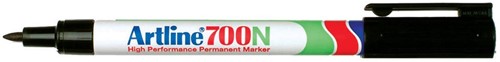 Artline Marqueur permanent 700N noir 1 Stuk