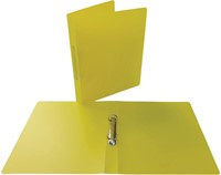 Alpha classeur à anneaux, pour ft A4, en PP, 2 anneaux de 25 mm, jaune-2