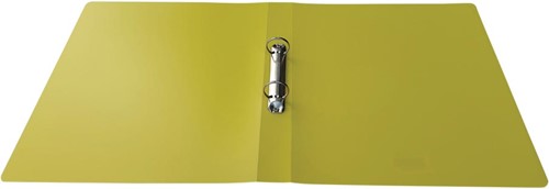 Alpha classeur à anneaux, pour ft A4, en PP, 2 anneaux de 25 mm, jaune-3