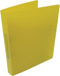 Alpha classeur à anneaux, pour ft A4, en PP, 2 anneaux de 25 mm, jaune