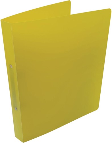 Alpha classeur à anneaux, pour ft A4, en PP, 2 anneaux de 25 mm, jaune