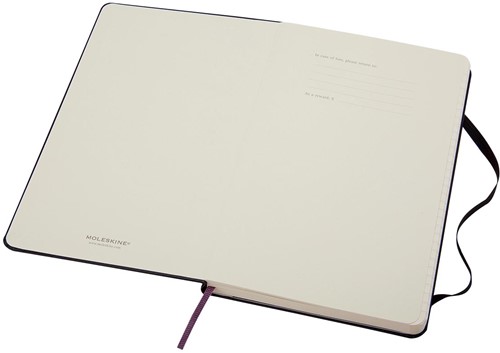 Moleskine notitieboek, ft 9 x 14 cm, gelijnd, harde cover, 192 bladzijden, zwart 1 Stuk-2