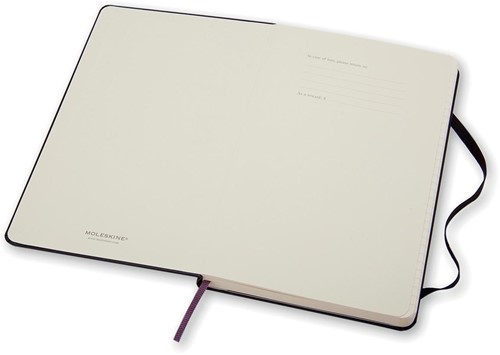Moleskine notitieboek, ft 9 x 14 cm, gelijnd, harde cover, 192 bladzijden, zwart 1 Stuk-4