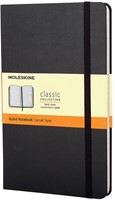 Moleskine notitieboek, ft 9 x 14 cm, gelijnd, harde cover, 192 bladzijden, zwart 1 Stuk