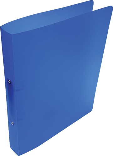 Alpha classeur à anneaux, pour ft A4, en PP, 2 anneaux de 25 mm, bleu tranparent