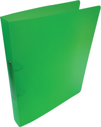 Alpha classeur à anneaux, pour ft A4, en PP, 2 anneaux de 25 mm, vert tranparent