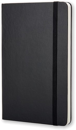 Moleskine notitieboek, ft 13 x 21 cm, effen, harde cover, 240 bladzijden, zwart 1 Stuk-2