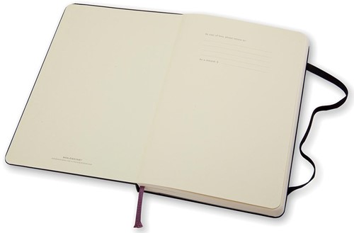 Moleskine notitieboek, ft 13 x 21 cm, effen, harde cover, 240 bladzijden, zwart 1 Stuk-2