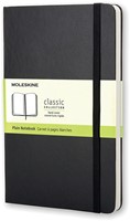 Moleskine notitieboek, ft 13 x 21 cm, effen, harde cover, 240 bladzijden, zwart 1 Stuk